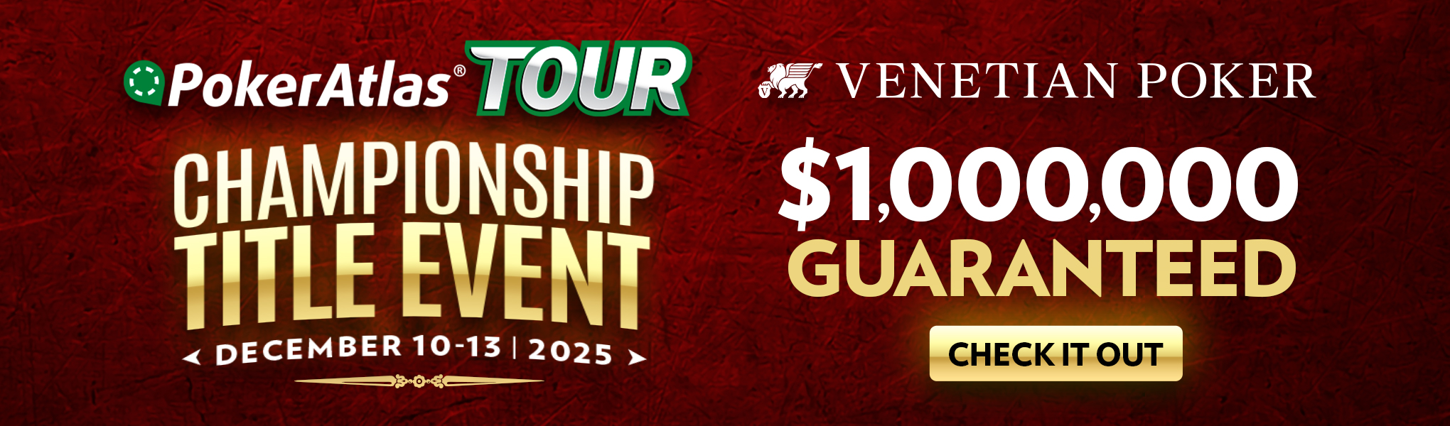 DeepStack Championship 2025 Tournament Schedule and Information